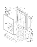 Refrigerator door parts