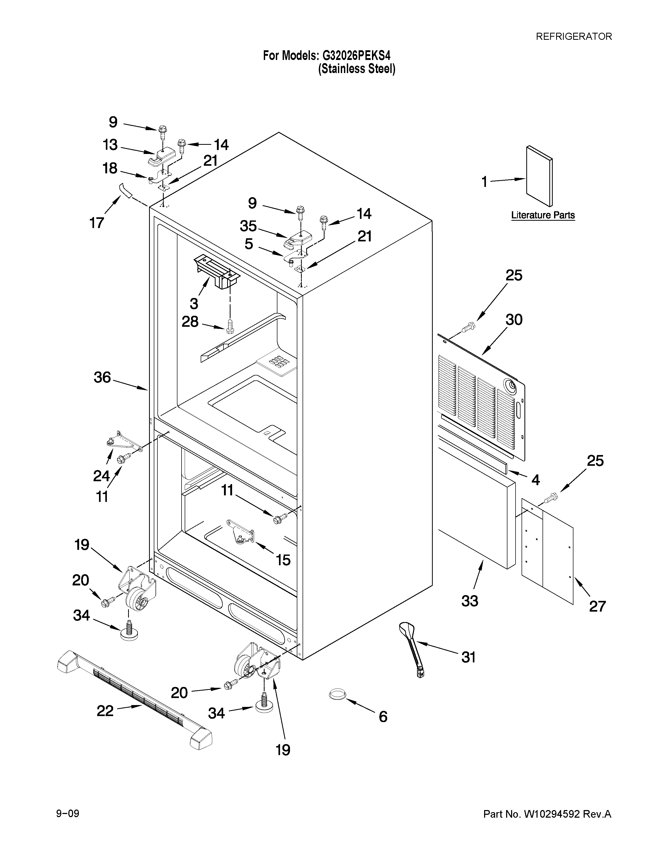 Cabinet parts