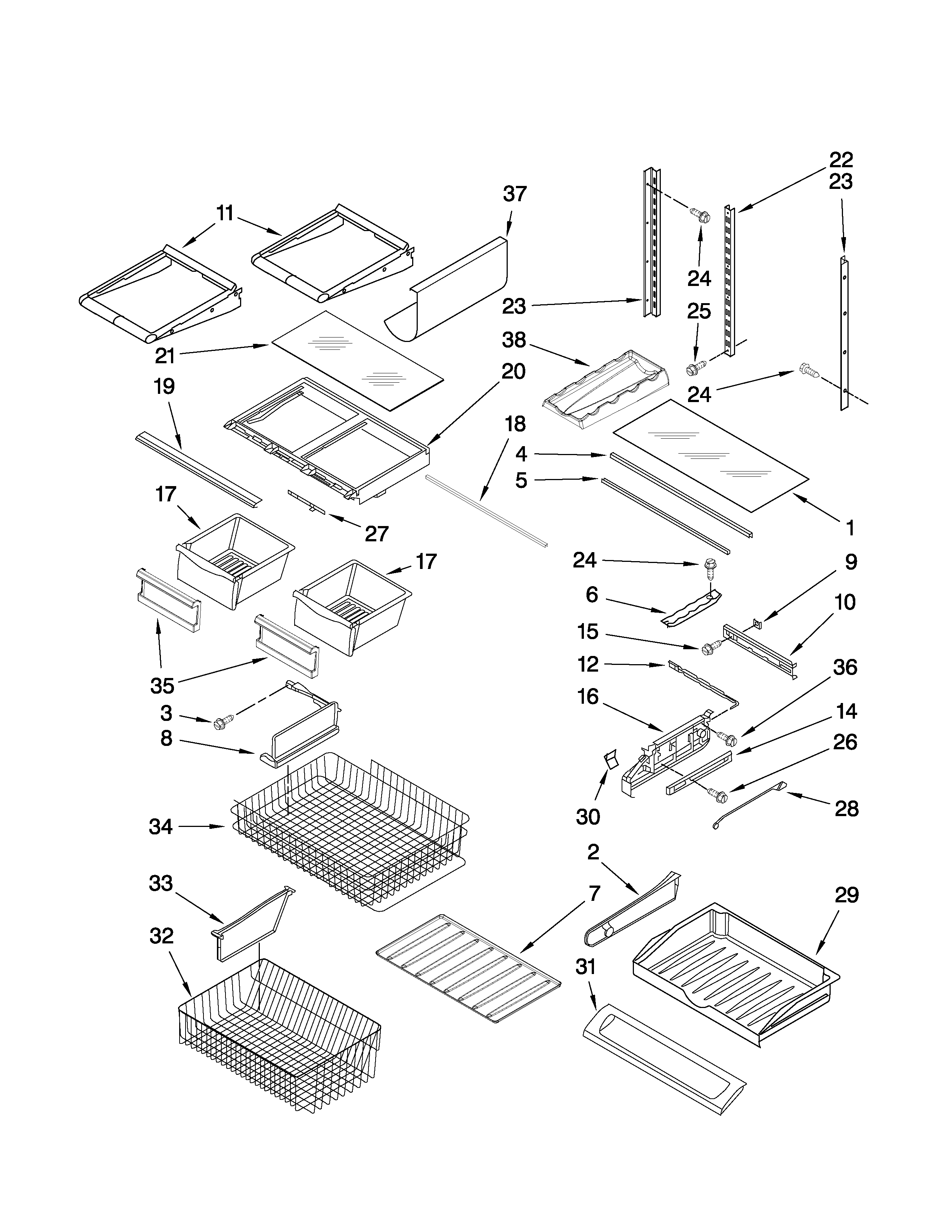 SHELF PARTS