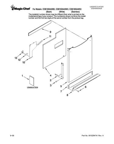 Door and panel parts