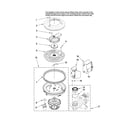 Magic Chef CDB1500AWW3 pump and motor parts diagram