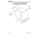 Maytag MDB6701AWB3 door and panel parts diagram