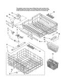 Upper and lower rack parts