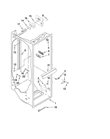 Refrigerator liner parts