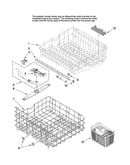 Upper and lower rack parts