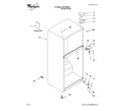 Whirlpool NWT0002D01 cabinet parts diagram