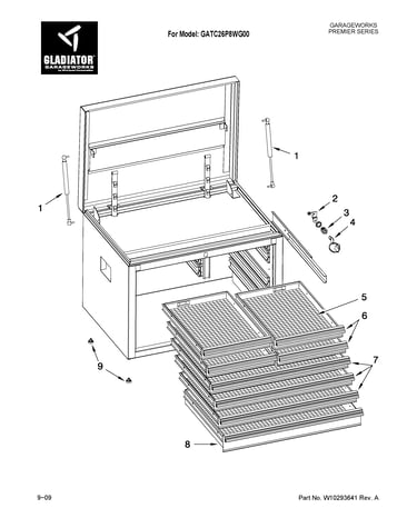 8-drawer gearchest