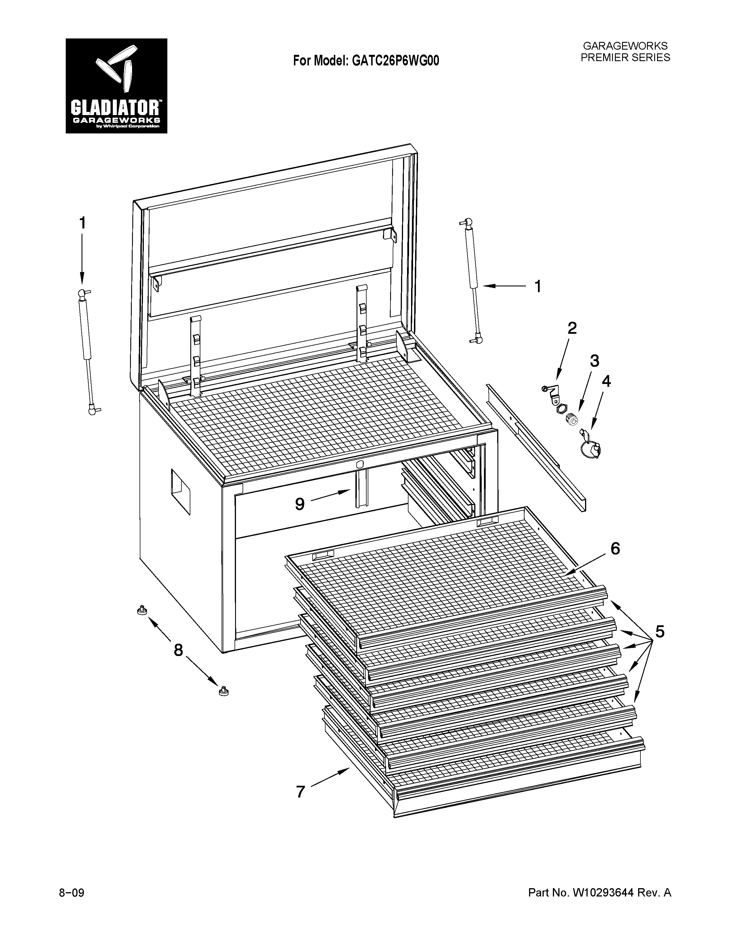 6-drawer tool chest
