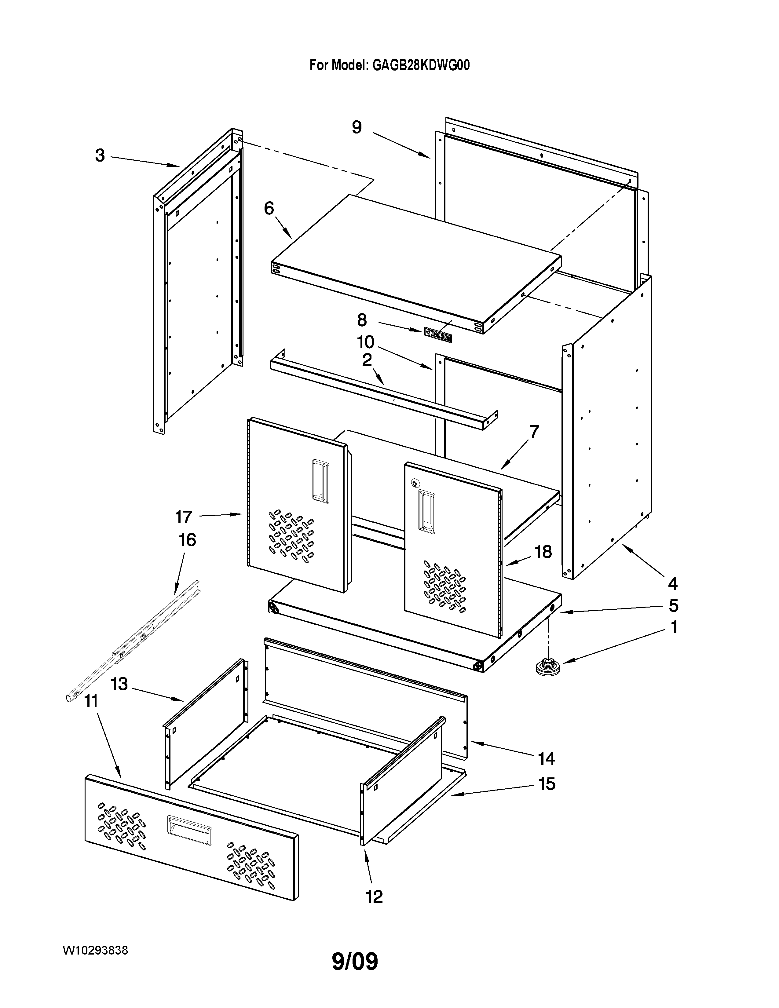 Modular gearbox parts