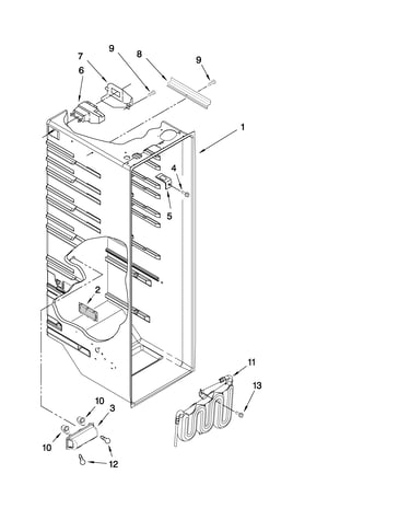 Refrigerator liner parts