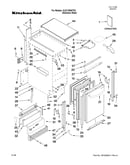Cabinet liner and door parts