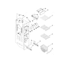 Whirlpool GD5DHAXVY05 freezer liner parts diagram