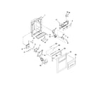 Whirlpool GD5DHAXVA05 dispenser front parts diagram