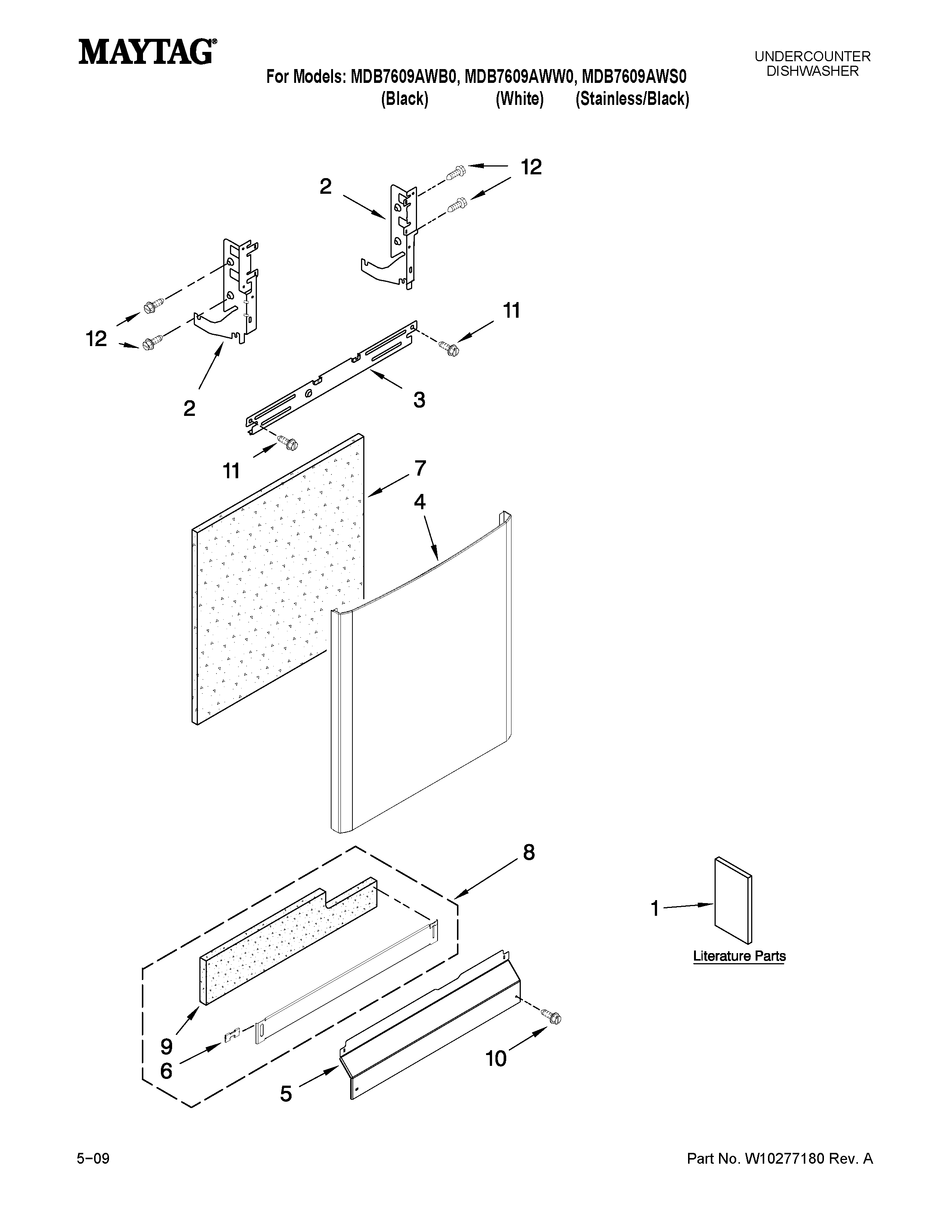 Door and panel parts