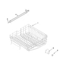 Upper rack and track parts