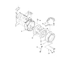 Maytag MHWE550WR00 tub and basket parts diagram