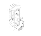 Jenn-Air JCD2395WES00 refrigerator liner parts diagram