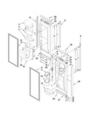 Refrigerator door parts