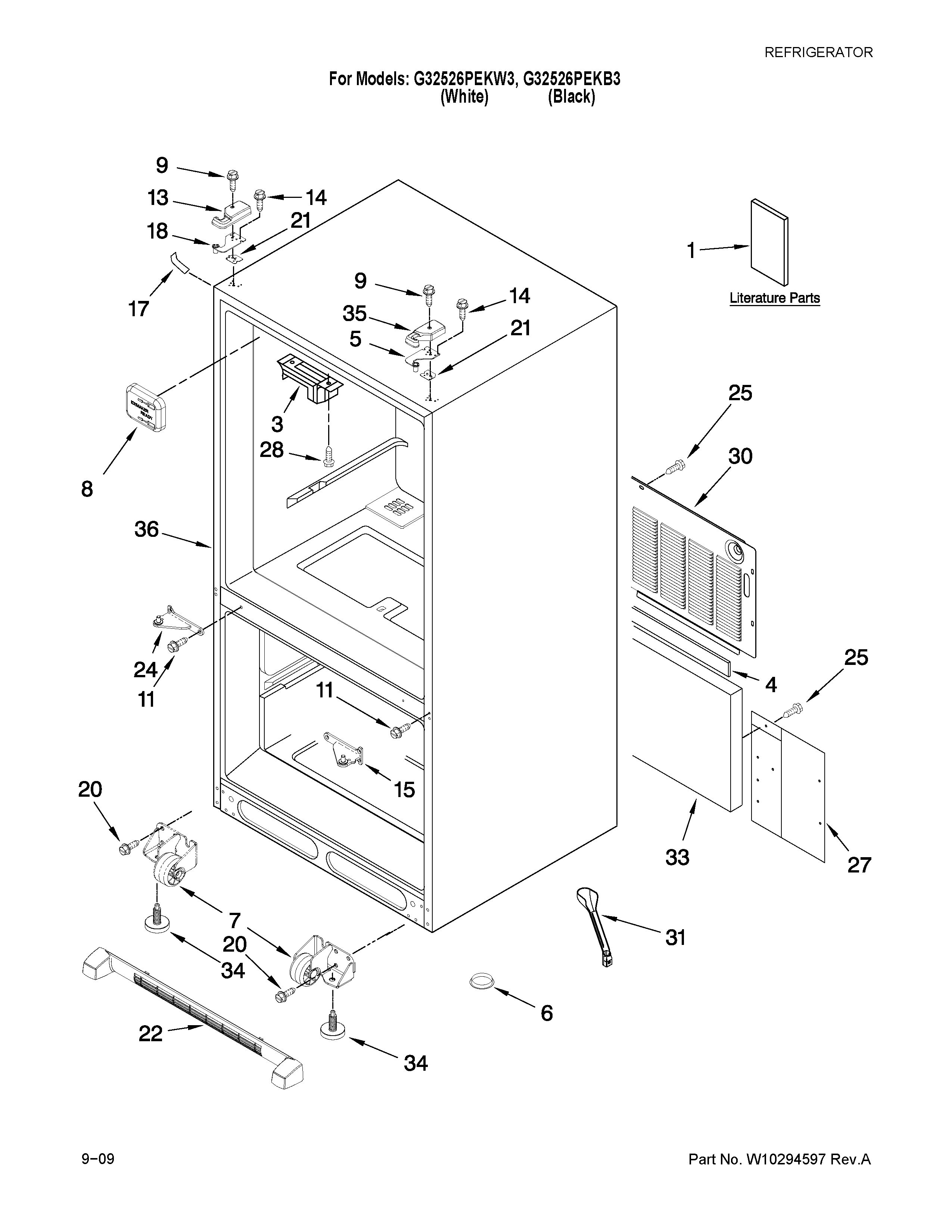 Cabinet parts