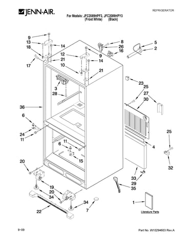 Cabinet parts