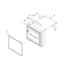 Freezer door parts
