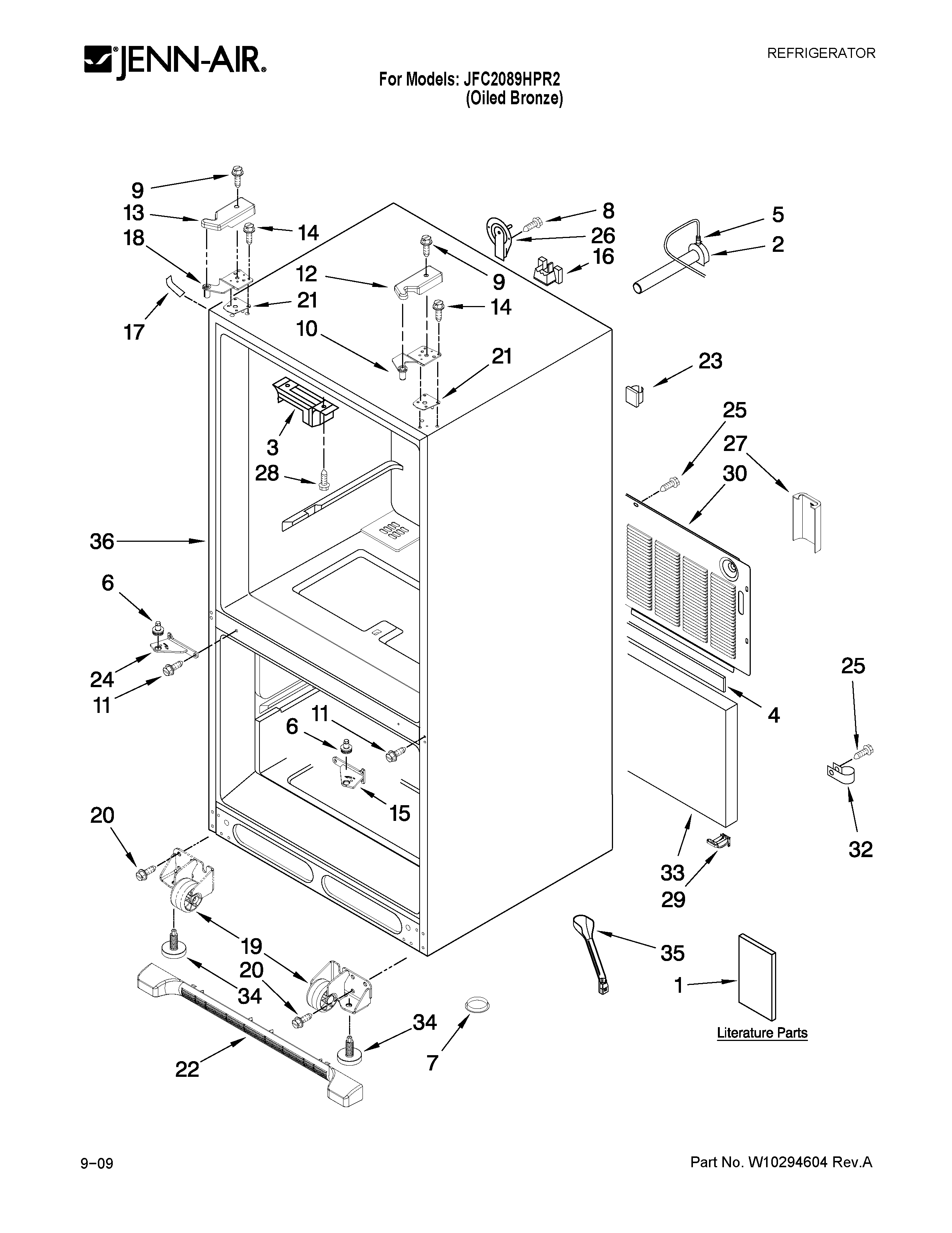 Cabinet parts