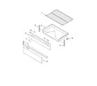 Maytag MGR7661WB1 drawer & broiler parts diagram