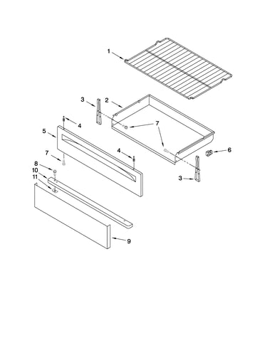 Drawer & broiler parts