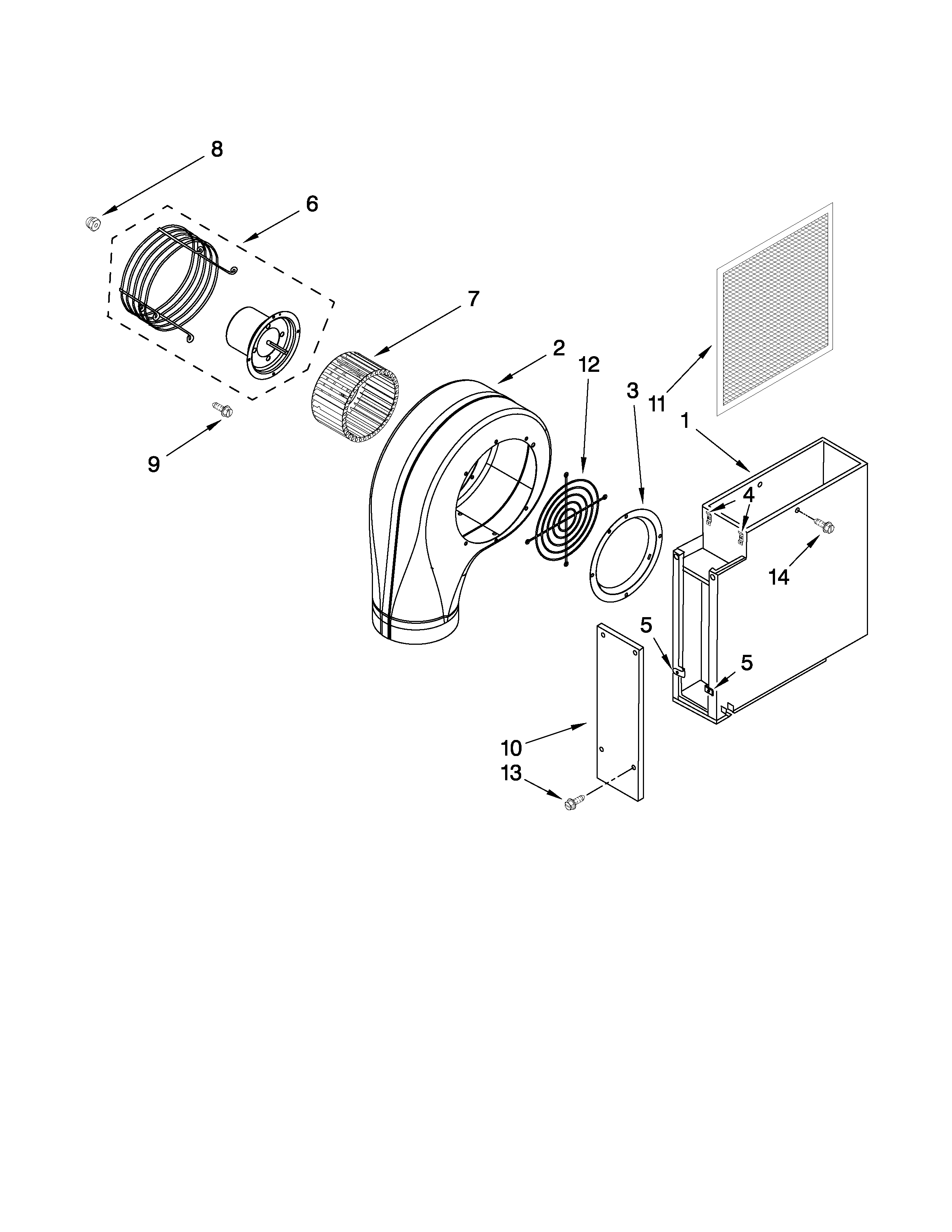 BLOWER UNIT PARTS