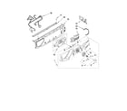 Whirlpool WFW9750WR00 control panel parts diagram