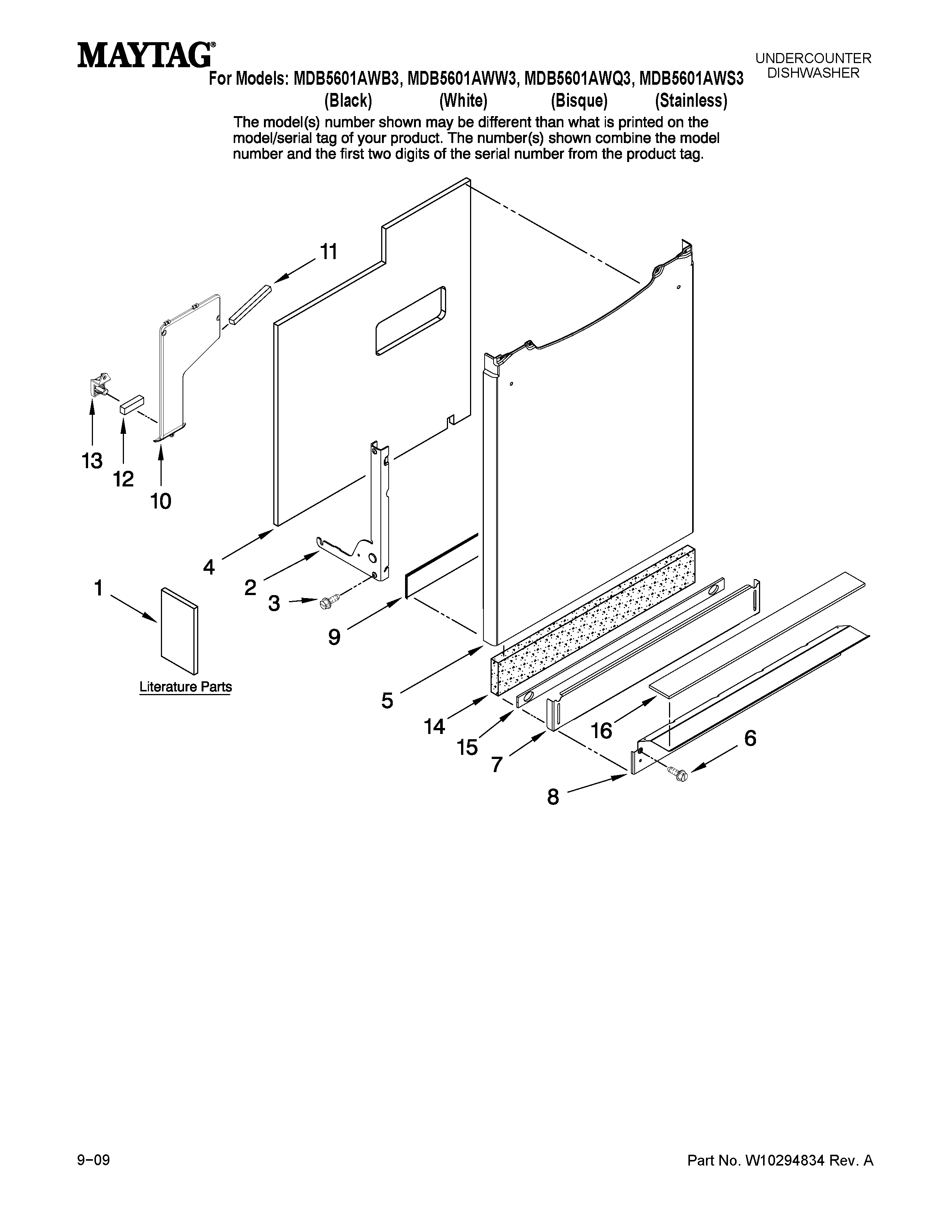 Door and panel parts