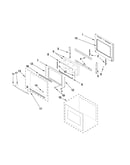 Oven door parts
