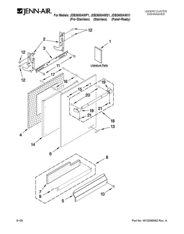Door and panel parts