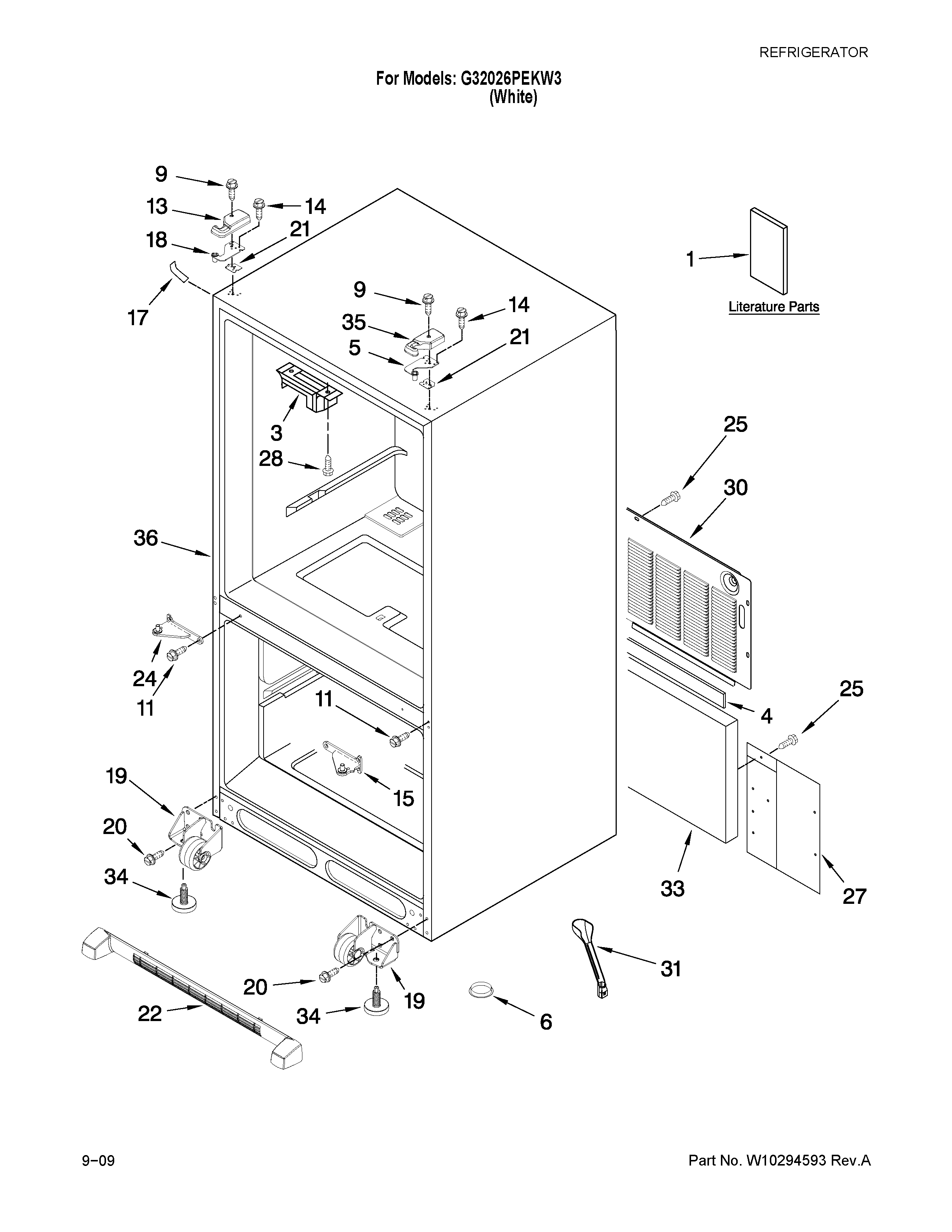 Cabinet parts