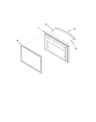 Freezer door parts