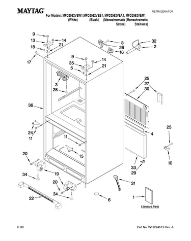 Cabinet parts