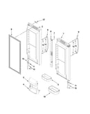 Refrigerator door parts