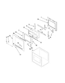 Oven door parts