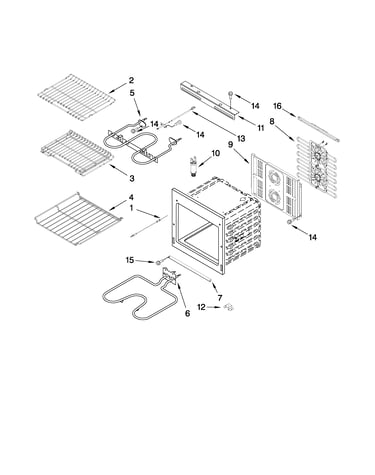 Internal oven parts
