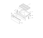 Maytag MER7765WW1 drawer & broiler parts diagram