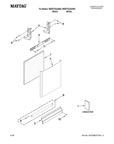 Door and panel parts