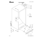 Amana AQU1627BRW03 cabinet parts diagram