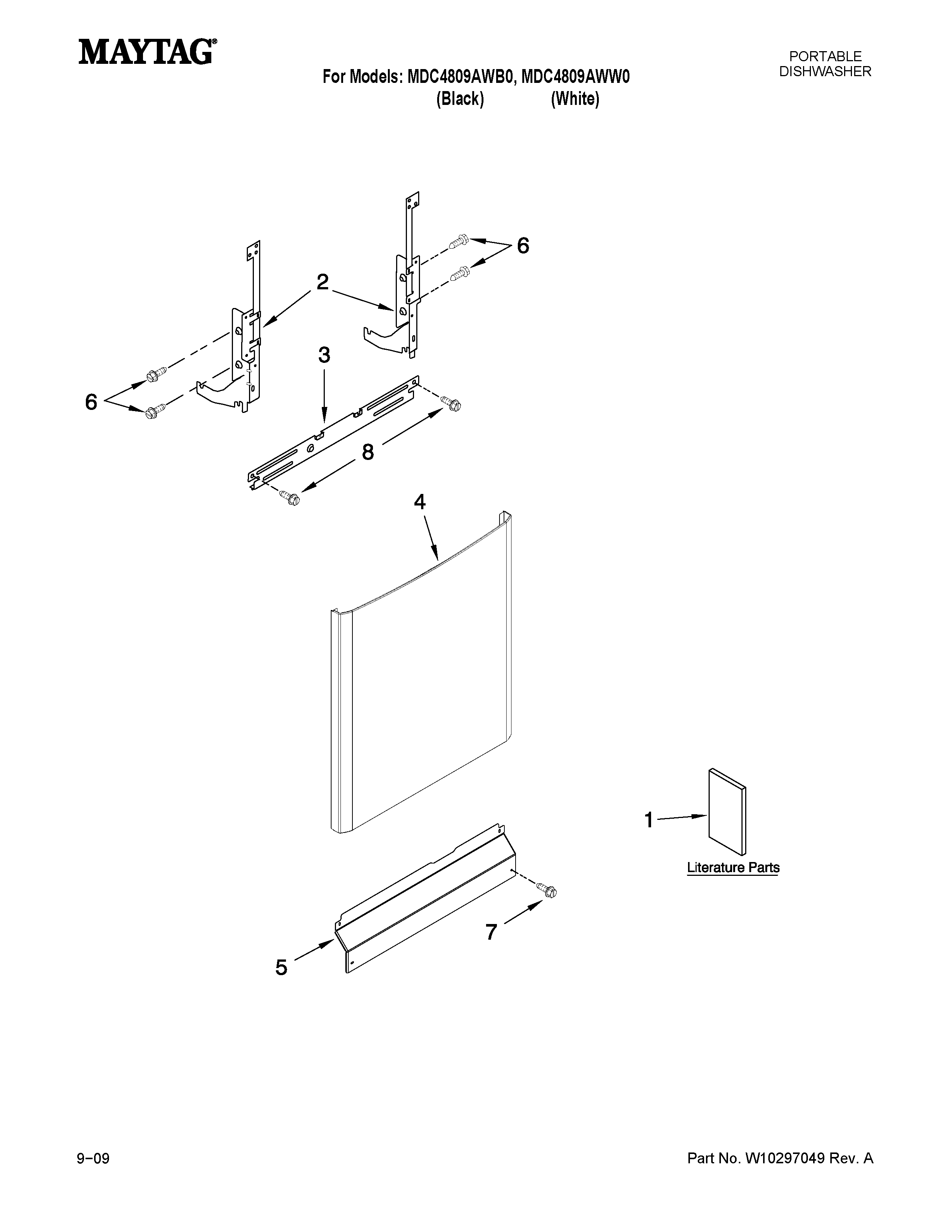Door and panel parts
