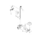 Maytag MDC4809AWB0 fill, drain and overfill parts diagram