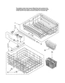 Upper and lower rack parts