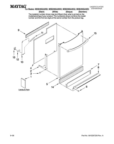 Door and panel parts
