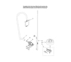 Maytag MDBS561AWW3 fill and overfill parts diagram