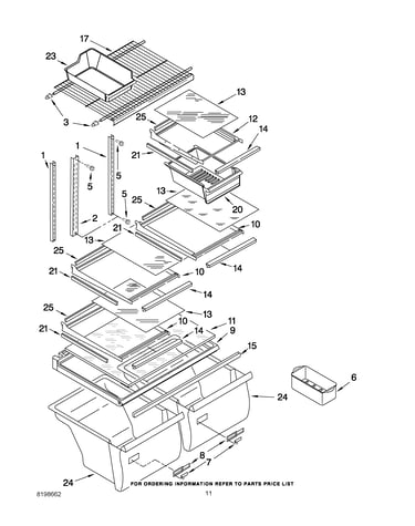 Shelf parts