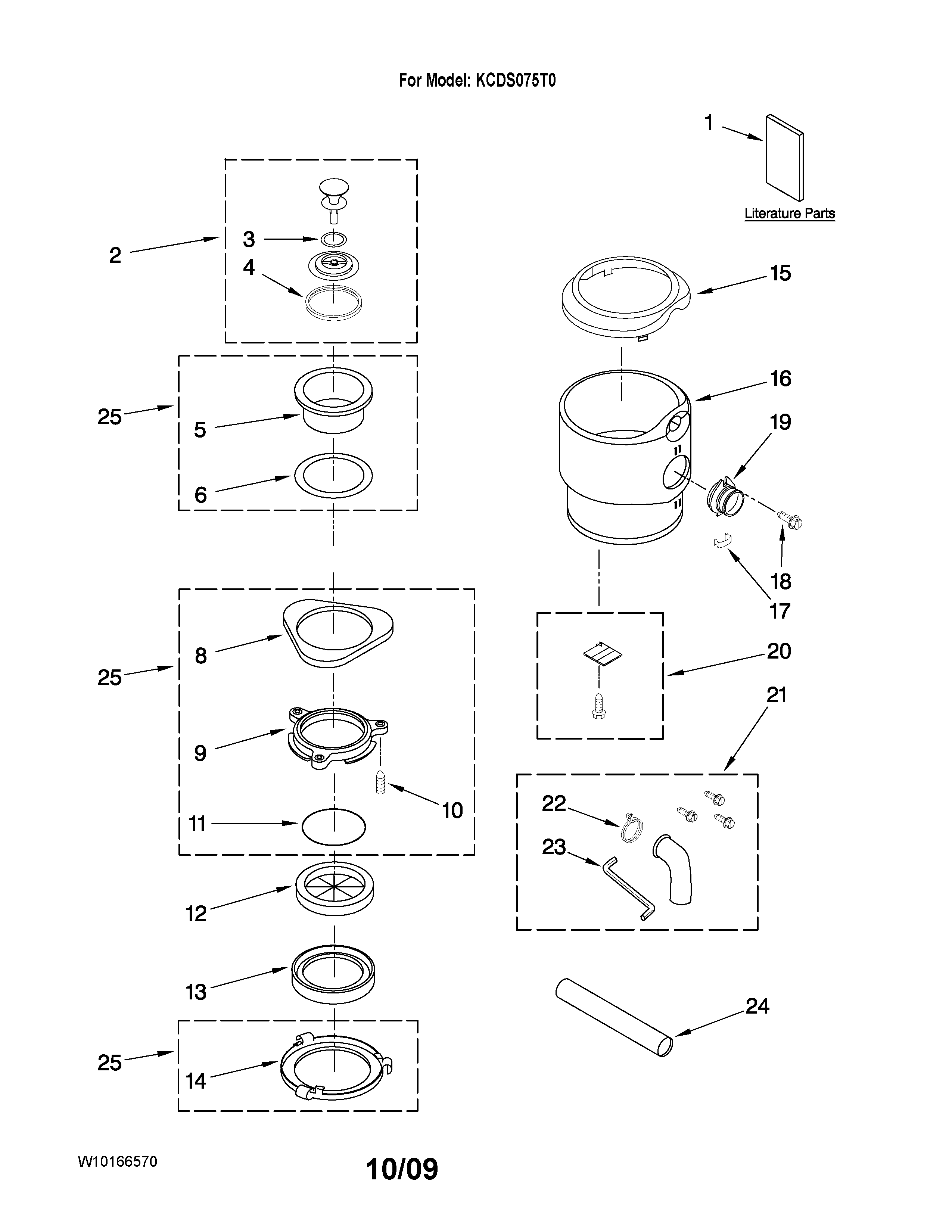 Housing and flange parts