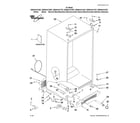 Whirlpool GS6NHAXVY03 cabinet parts diagram